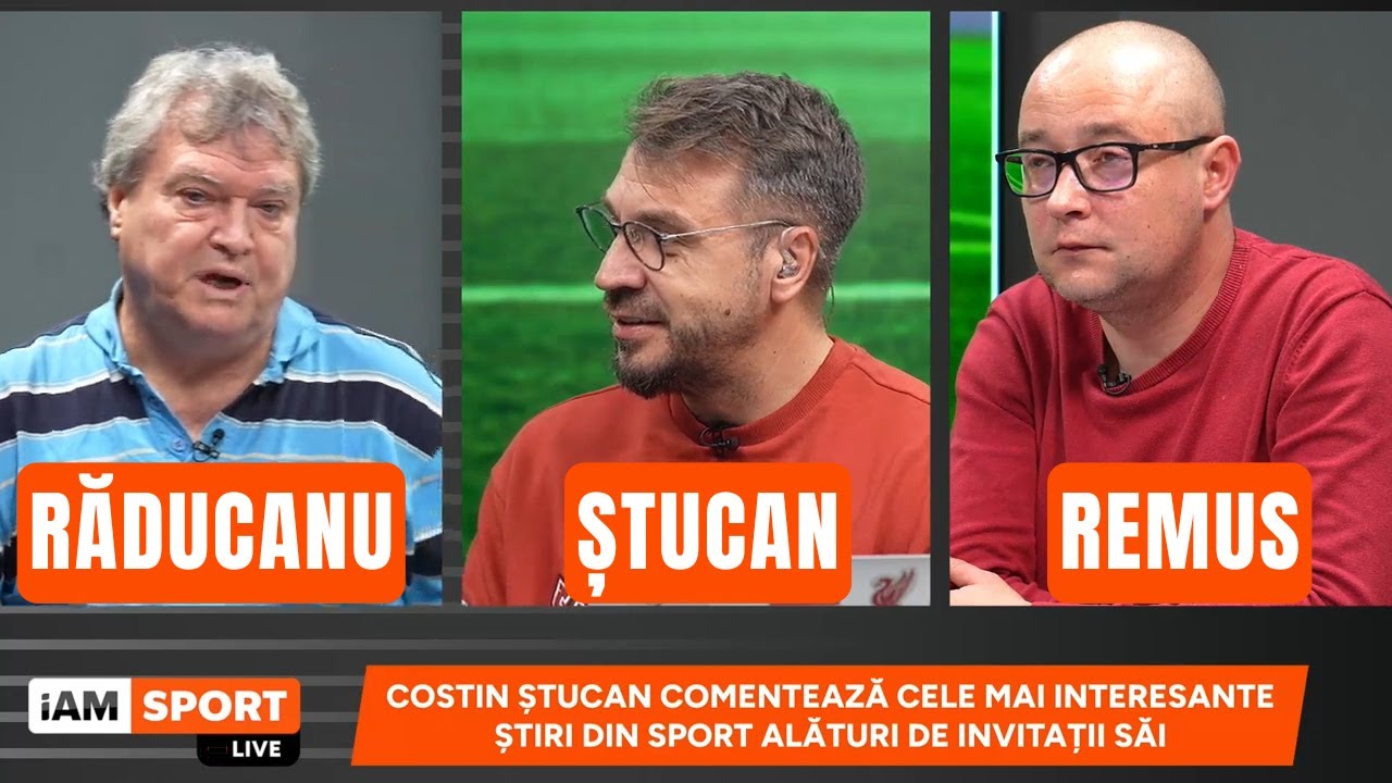 iAMsport LIVE - 12 Noiembrie | Craiova a pus antrenor un necunoscut. Ștucan x Răureanu x Răducanu