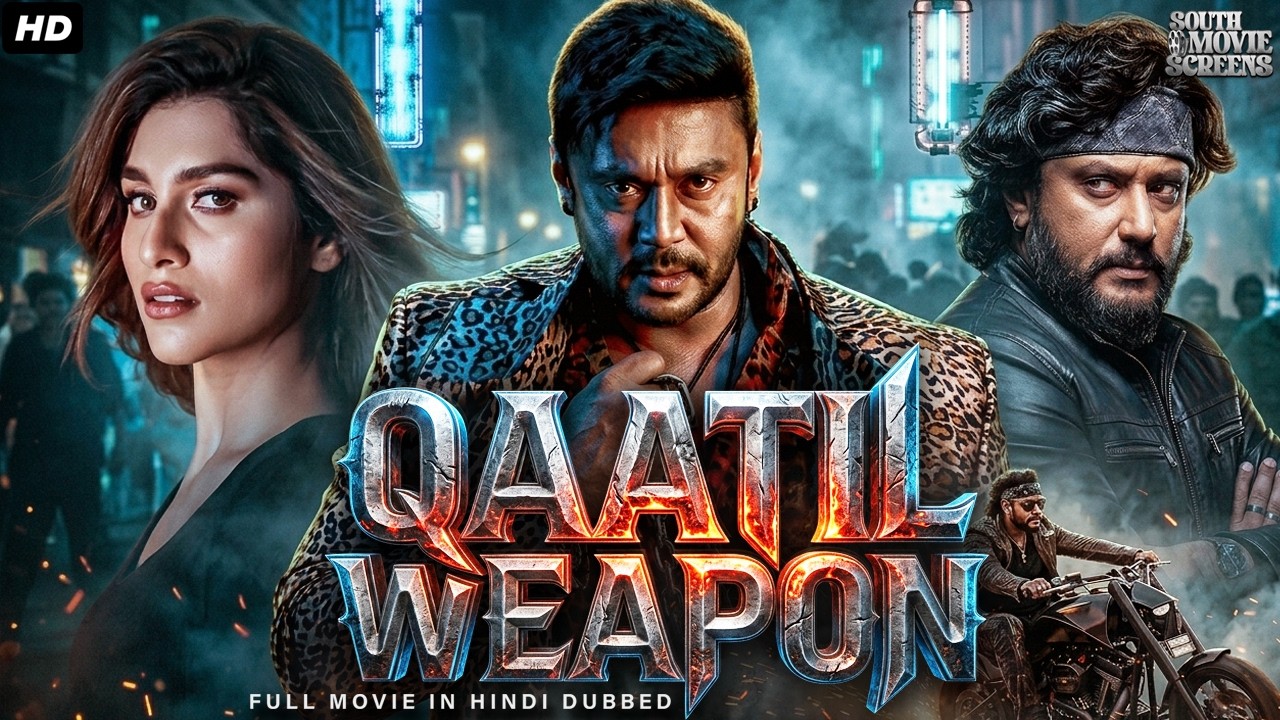 QAATIL WEAPON - Superhit Full Hindi Dubbed Action Movie | Darshan, Aradhana | South Indian Movie