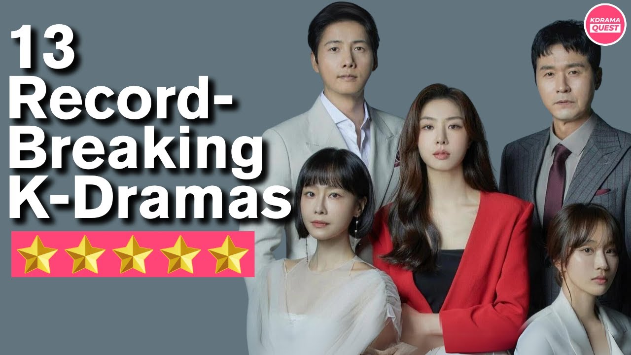 13 корейских сериалов-блокбастеров с рекордно высокой аудиторией!