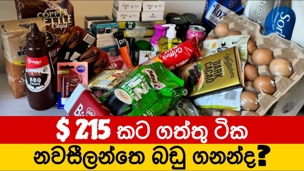 නවසීලන්තෙ මාසෙ වියදම 🥵 | Monthly expenses in New Zealand