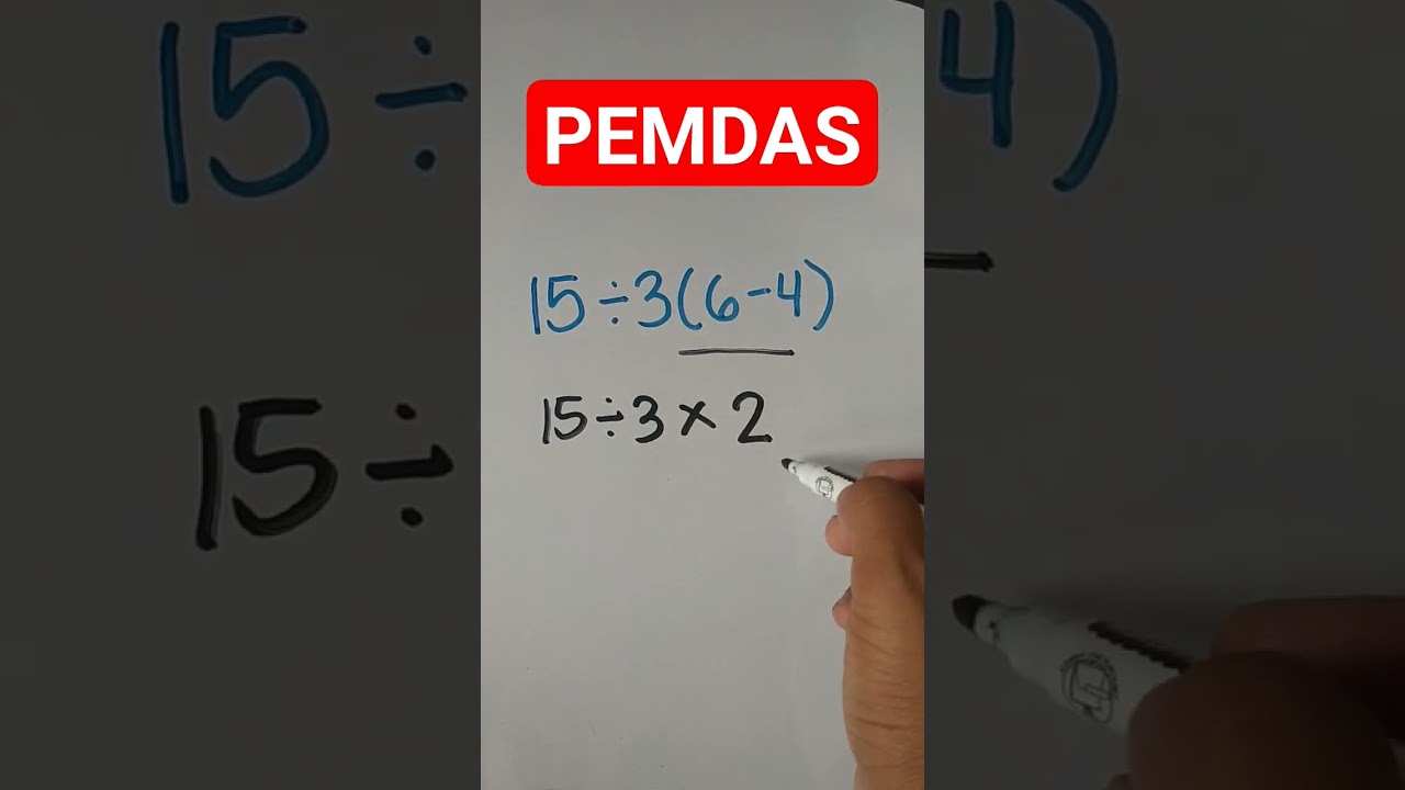 PEMDAS Rule #maths #mathematics #mathlearning #pemdas #matheducation