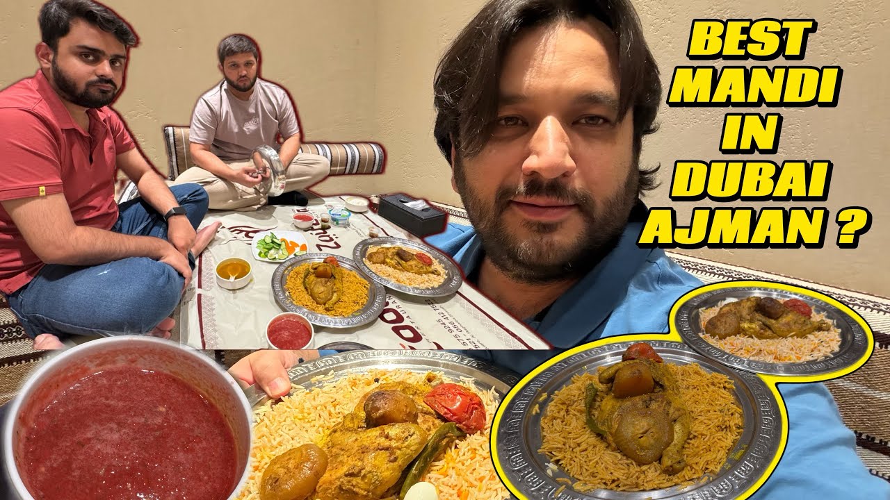 The Best Mandi Rice and Chicken in UAE ? 🇦🇪 Zaytoon Restaurant with friends in Emirates City
