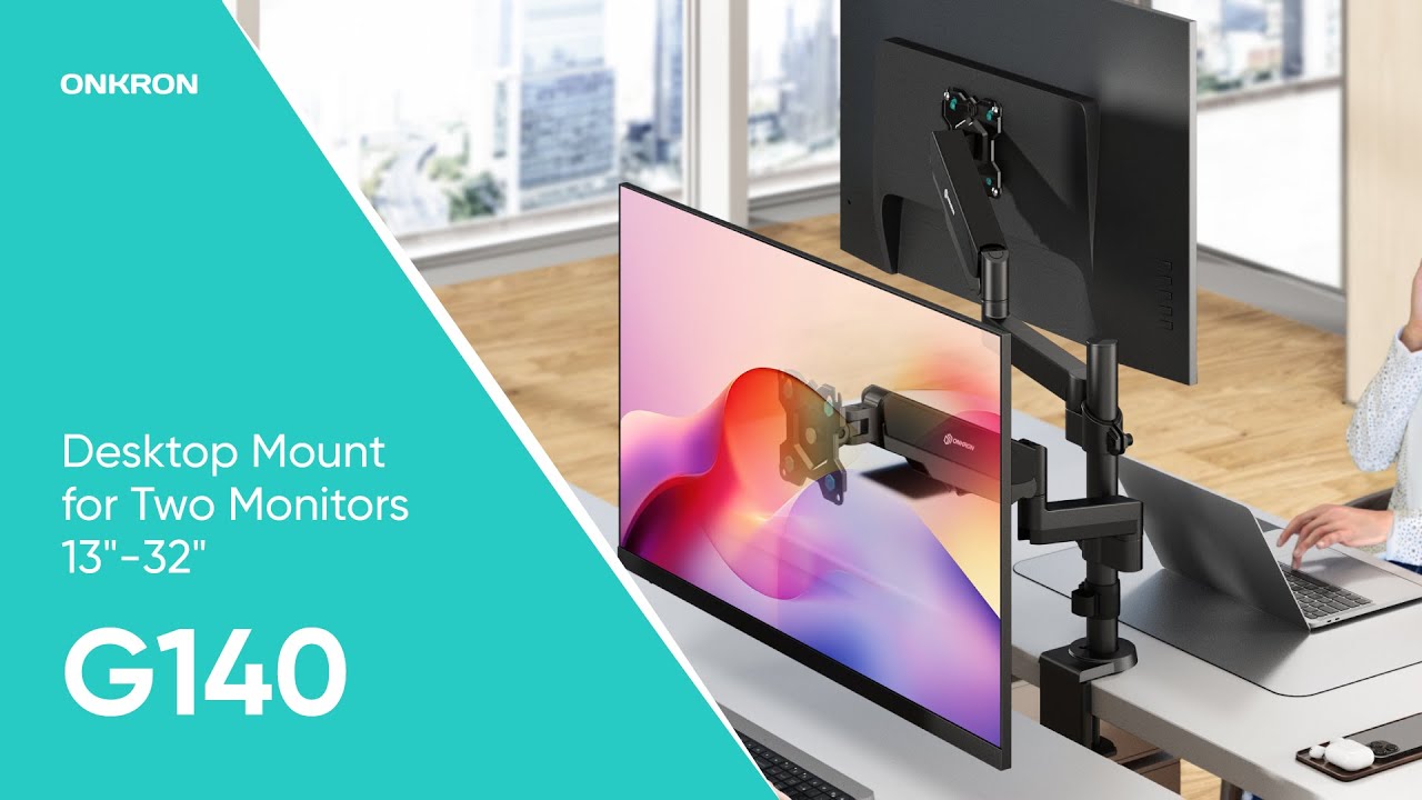 ONKRON Desk Mount for Three Monitors 13