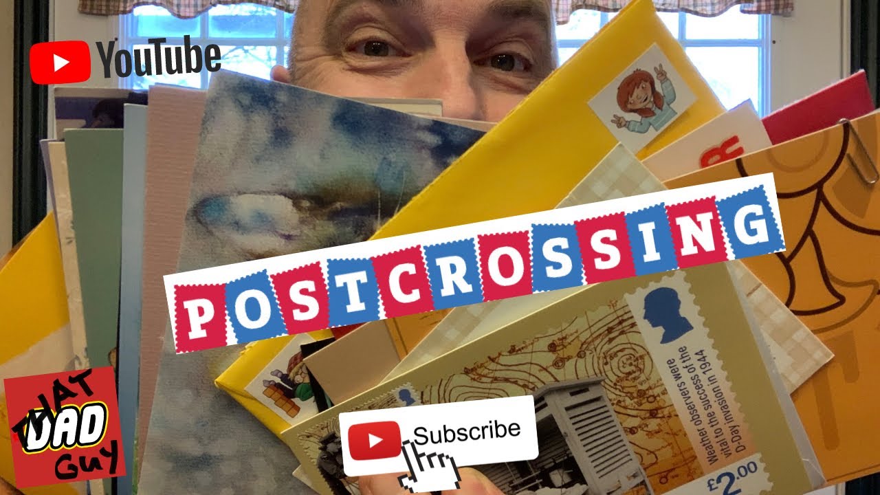That Dad Guy's Postcard Show and Tell - Postcrossing and Direct Swaps Unboxing