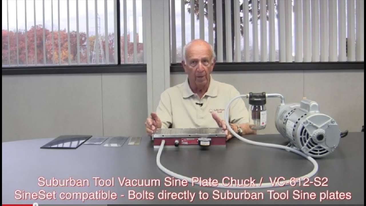 Suburban Tool VC-612-S2 Vacuum Sine Plate Chuck