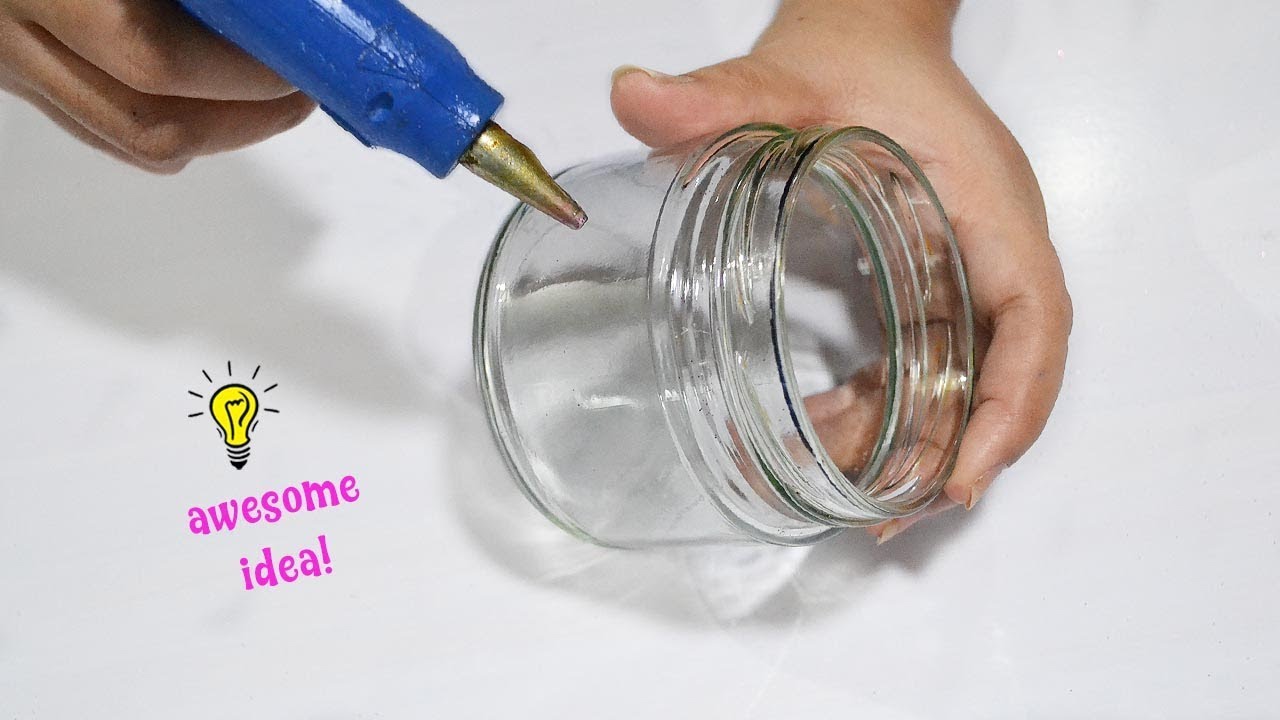 Awesome and Cute Idea with empty glass jar| how to recycle glass jar| best reuse idea