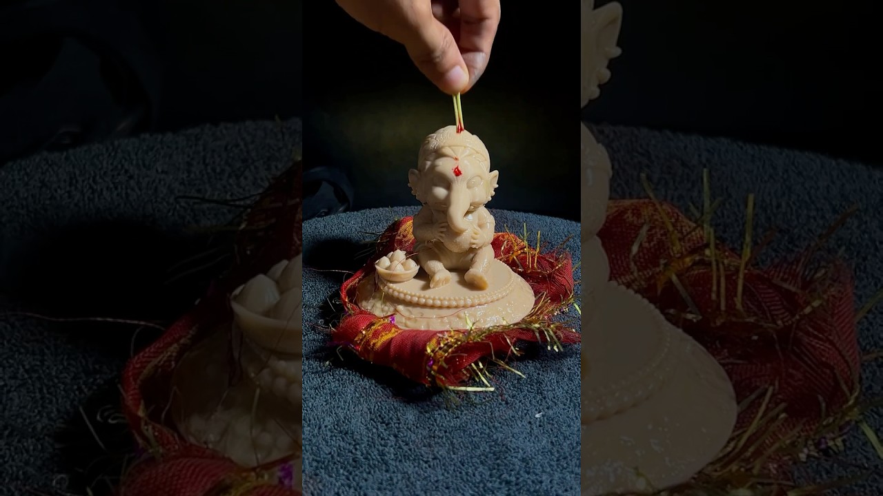 Tiny Ganesha, big blessings 💖 | Resin 3D print magic!#3dprinting #viral #trending #god #shorts
