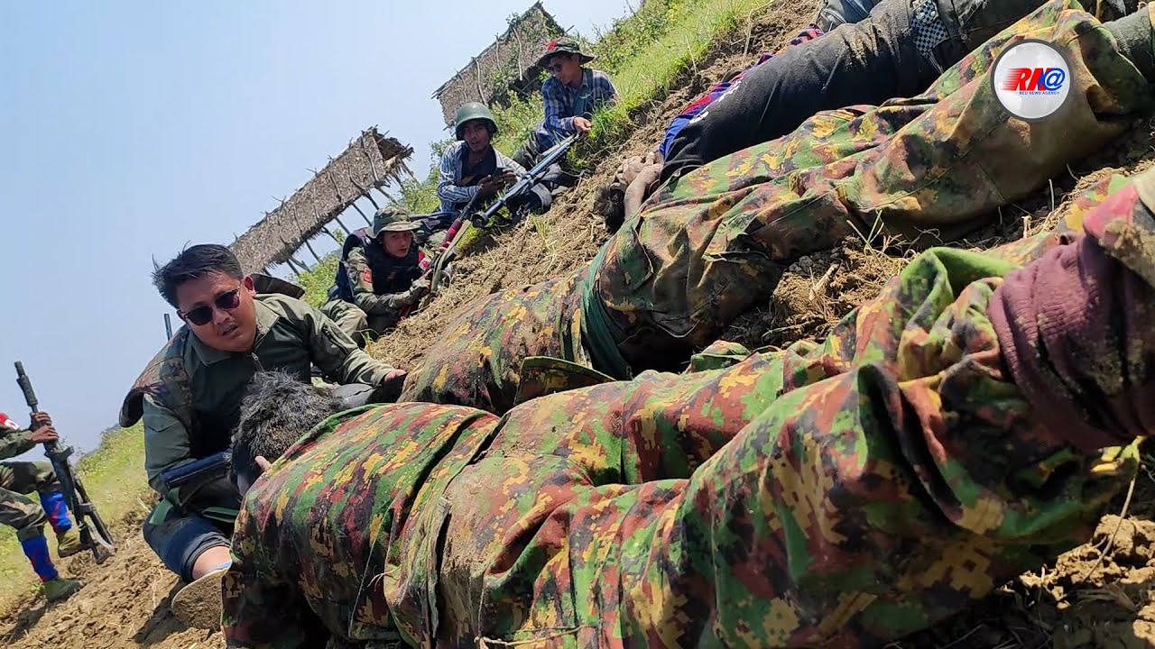 စစ်ကောင်စီတပ်စစ်ကြောင်းတိုက်ခိုက်ခံရသည့်အတွက် ထွက်ပြေး