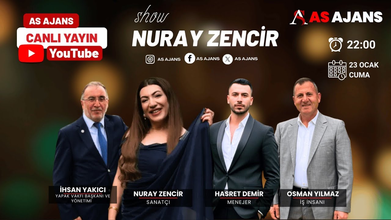 🔴 CANLI YAYIN | Nuray Zencir ile Hasret türküleri | Yapak Vakfı başkanı ve  Yönetimi