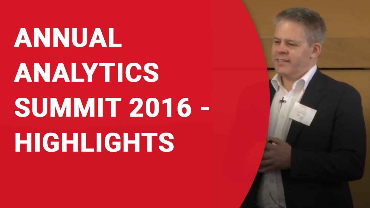 Annual Analytics Summit 2016 - Highlights