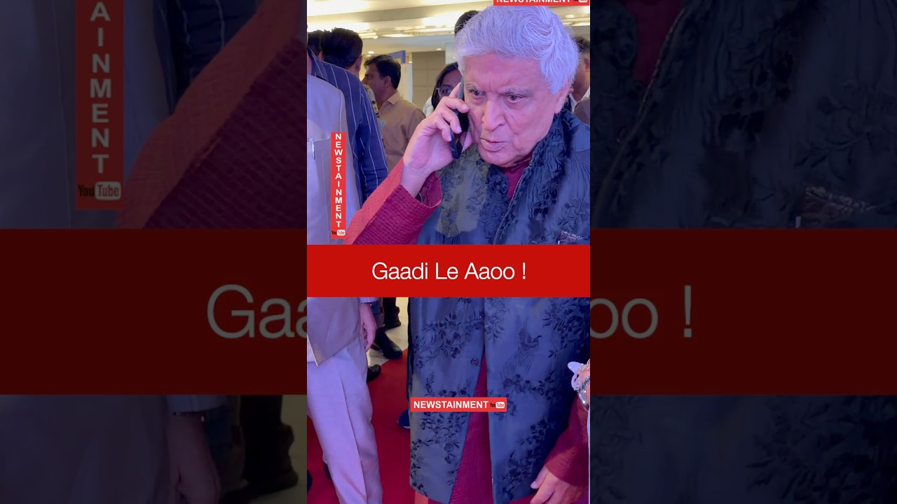 Javed Akthar Gaadi Le Aloo Moment NAVBHARAT TIMES NBT UTSAV 2026  #viral #shortsfeed