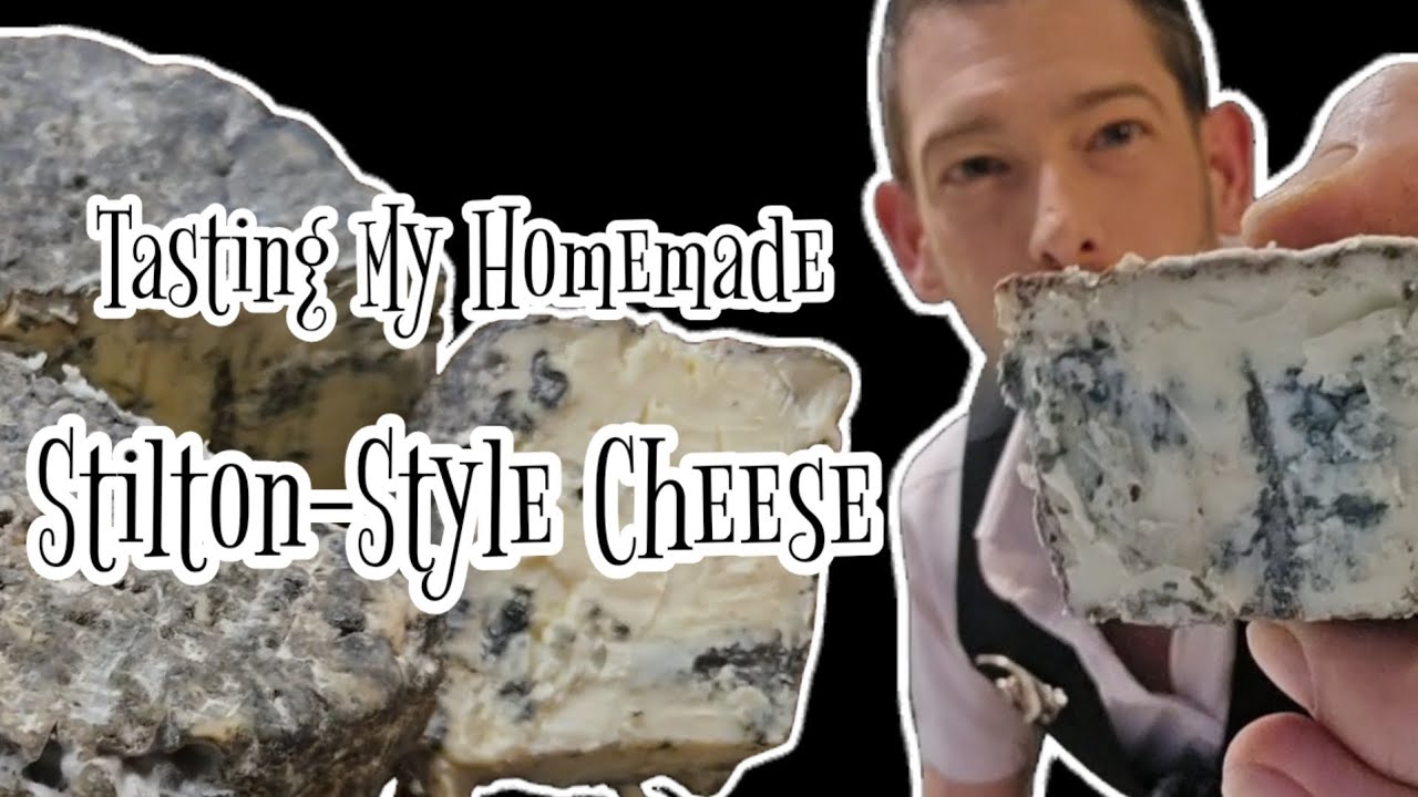 Самый вонючий сыр в мире? Дегустация домашнего сыра с голубой плесенью, похожего на стилтон.