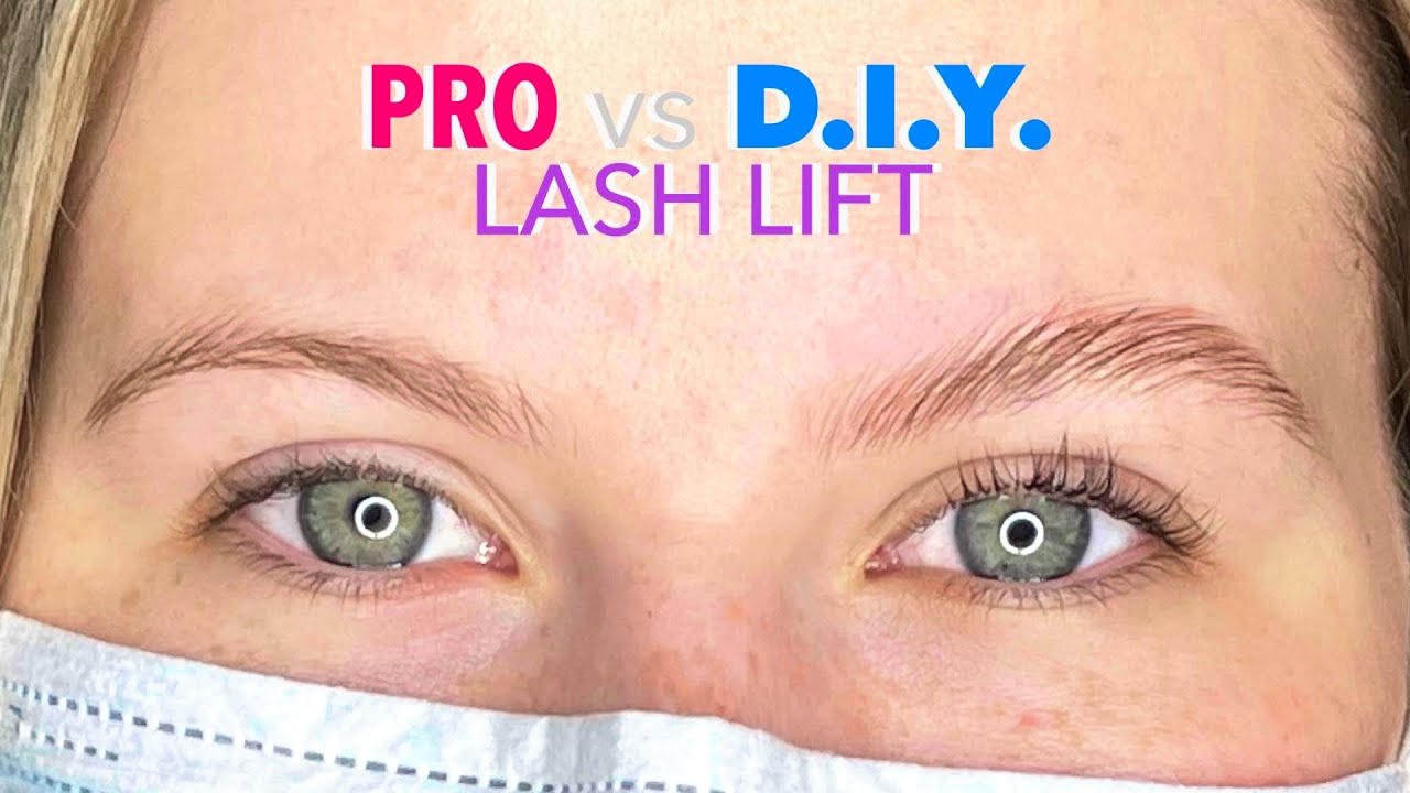 Pro vs DIY Lash Lift & Tint!