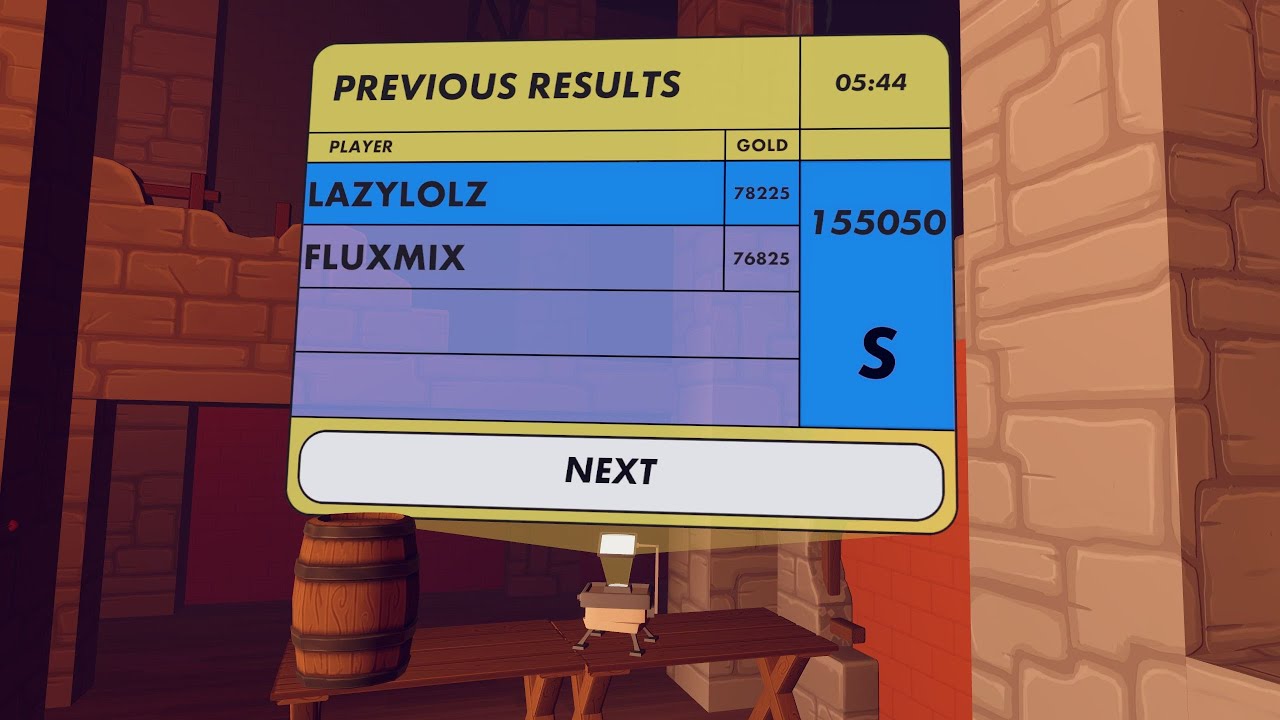 Rec Room Golden Trophy 5:44 Duo Speedrun