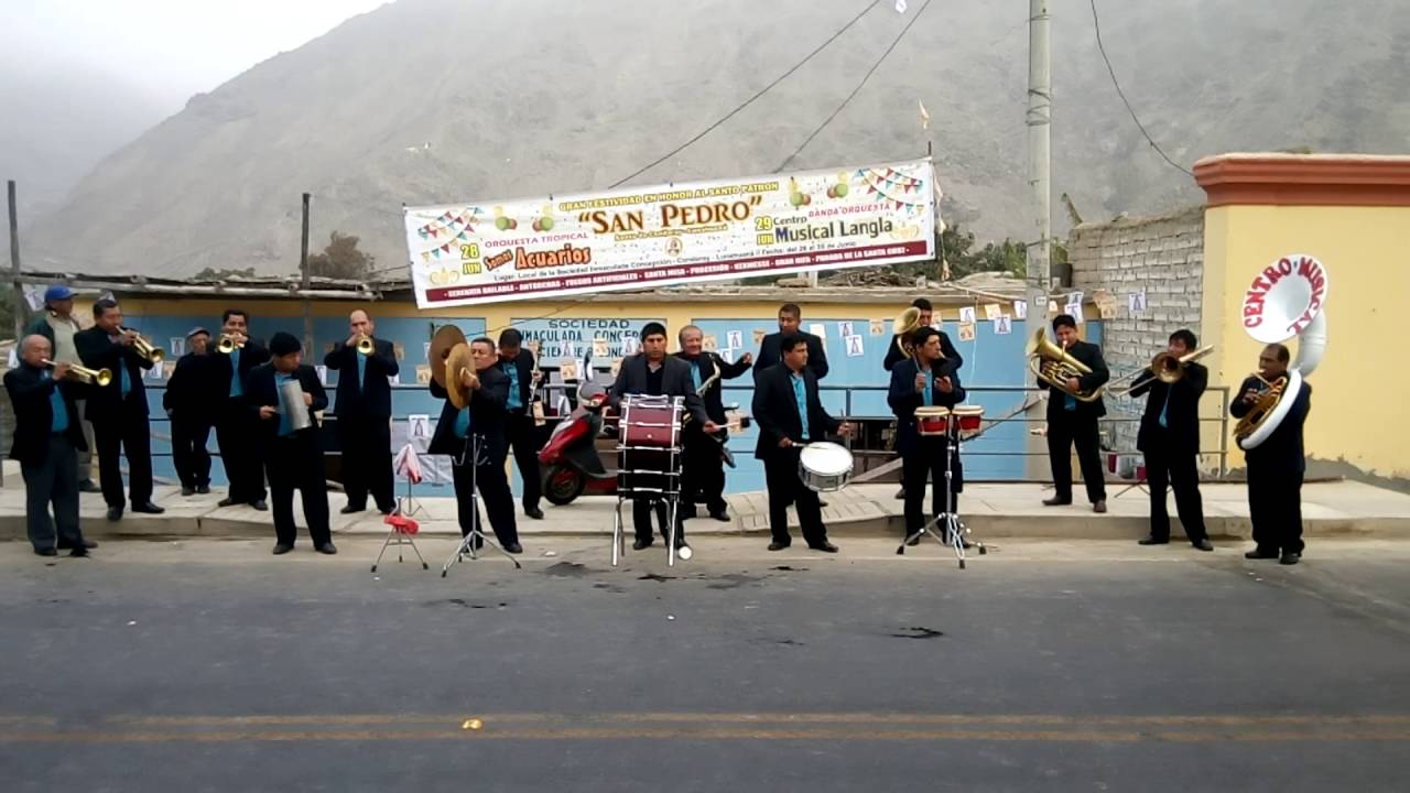 Adiós Pueblo de Ayacucho - Huayno - Banda Orquesta Centro Musical Langla Lunahuanà