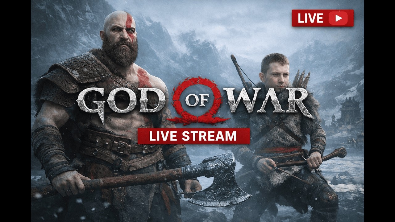 God of War LIVE 🔴 | Father & Son Journey Begins | Hindi/English