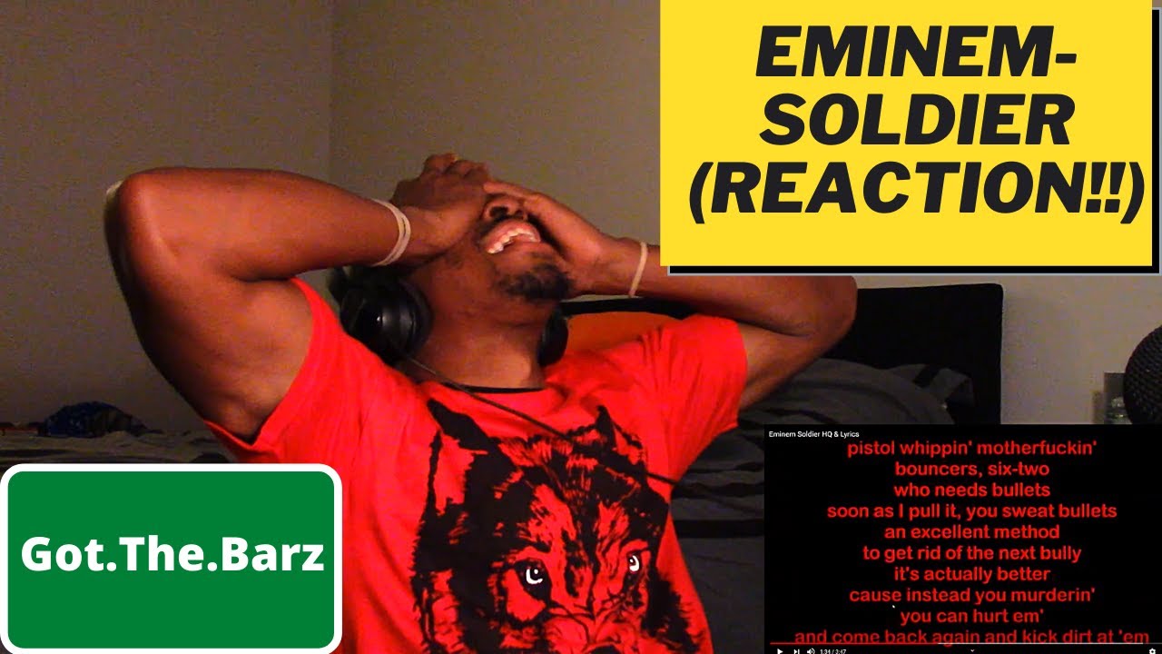 EMINEM- SOLDIER (REACTION!!) 