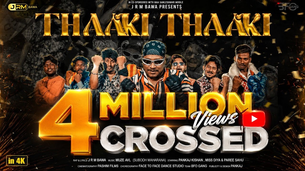 THAAKI THAAKI (OFFICAL VIDEO) || JRM BAWA ||  MUZE AVL (Subodh Maharana)| SAMBALPURI RAP SONG | 2K25