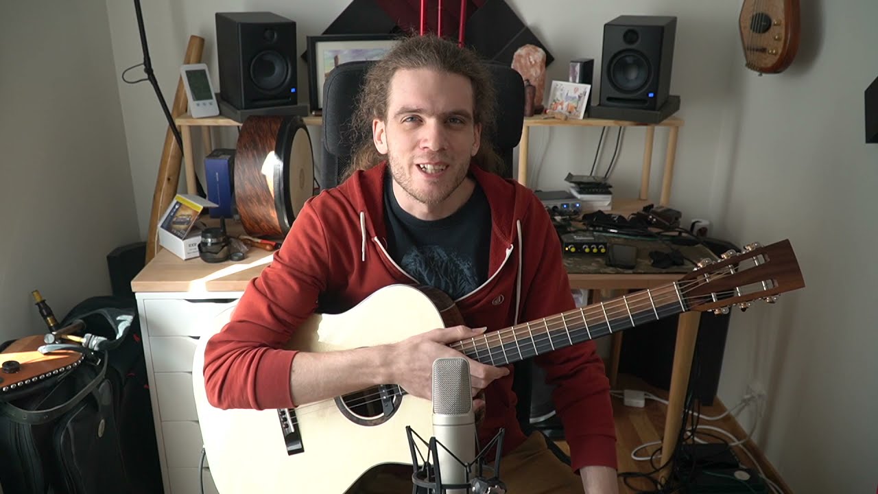 Loef Guitar + K&K (Pure Mini+Double Helix) Sound Testing