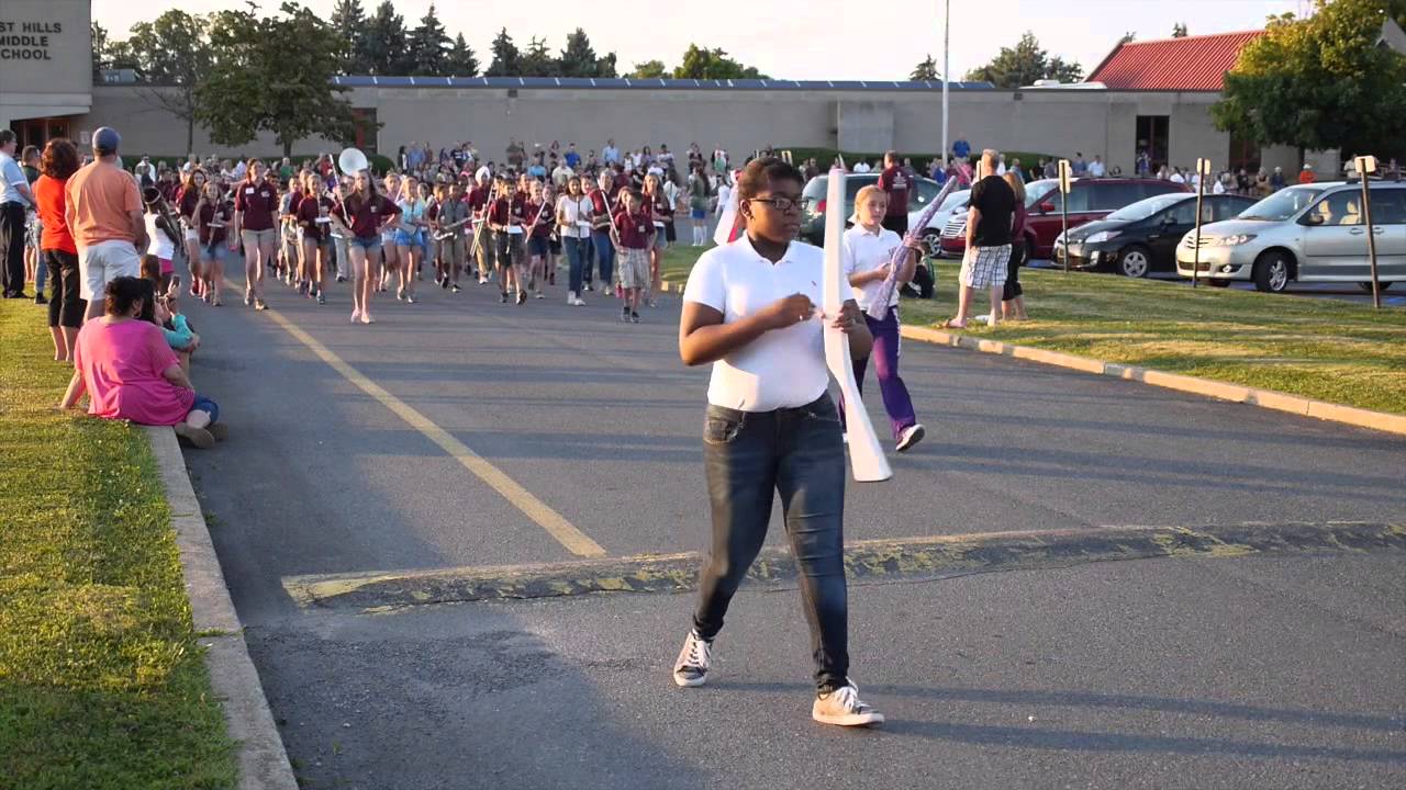 East Hills Middle School Marching Band Preview Night 2014