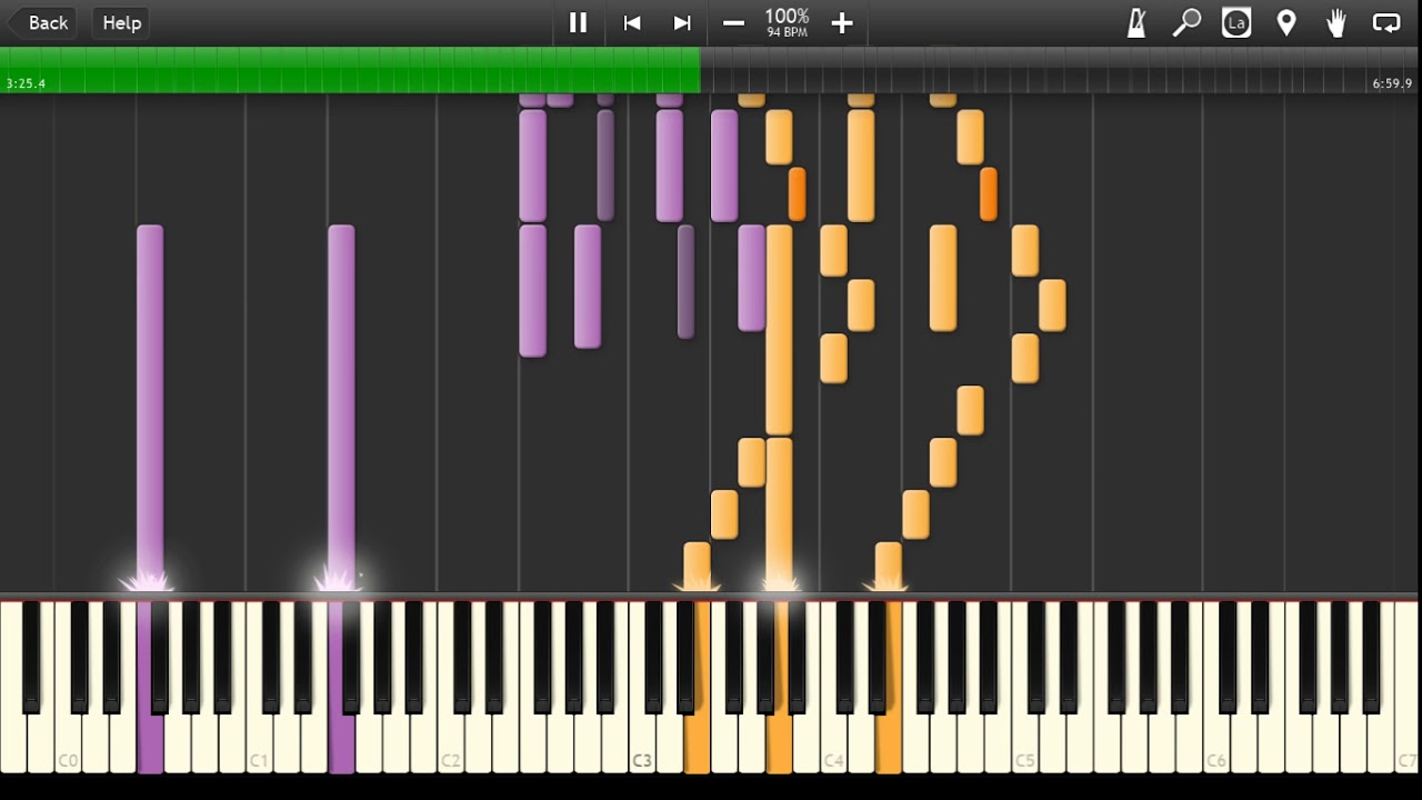 [Synthesia] Debussy - Nocturne (1892)