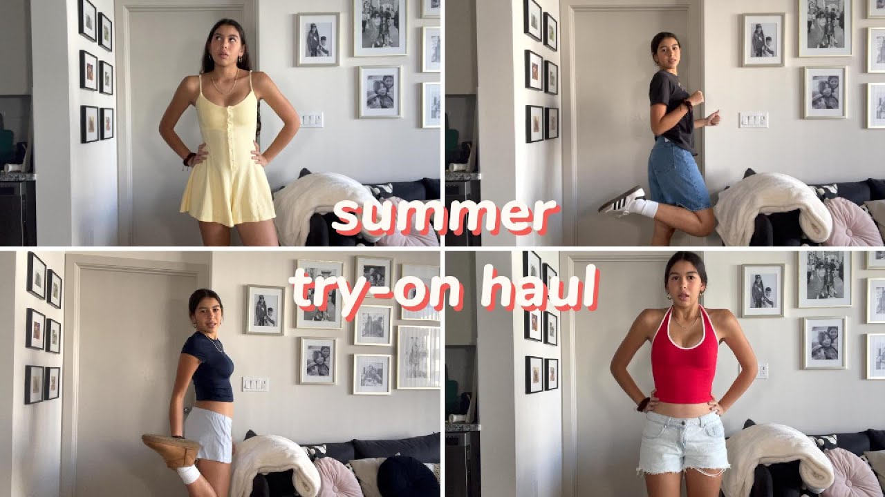 summer try-on haul! naia lewen
