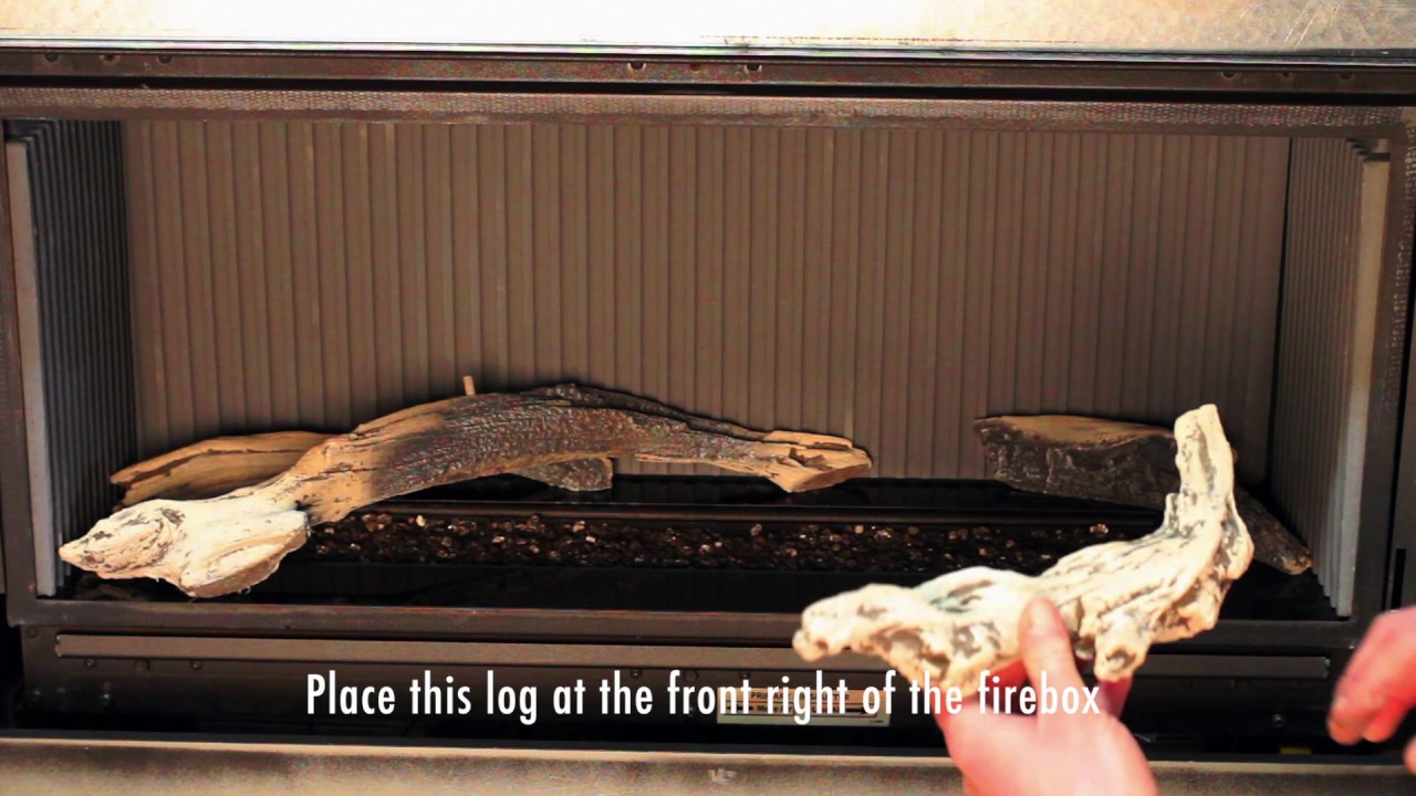 Enviro C34 Gas Fireplace Log Setup Guide