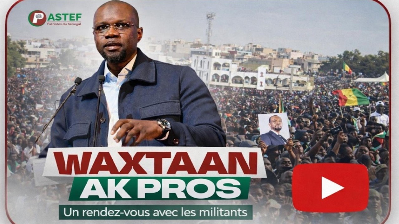 🔴Urgent : PASTEF DECLARATION DU PRESIDENT OUSMANE SONKO / Waxtaan ak PROS