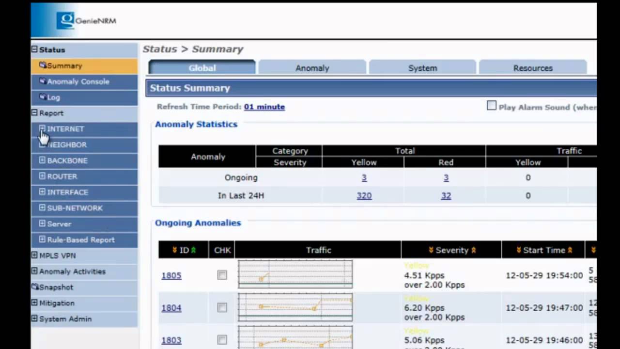Genie Networks - Traffic visibility