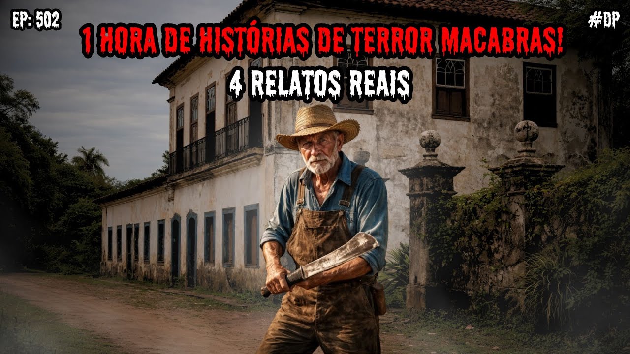 1 HORA DE TERROR - 4 RELATOS REAIS | EP.502 
