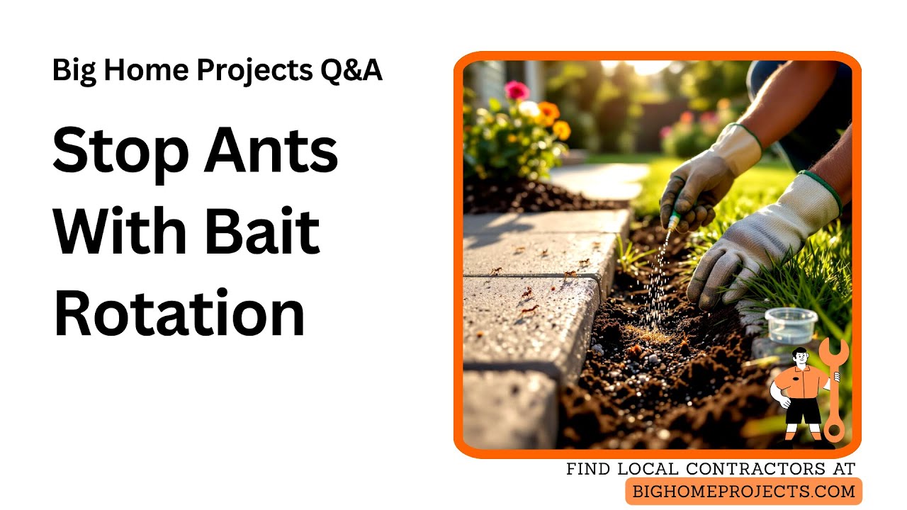 Perimeter Bait Rotation For Ant Colony Suppression