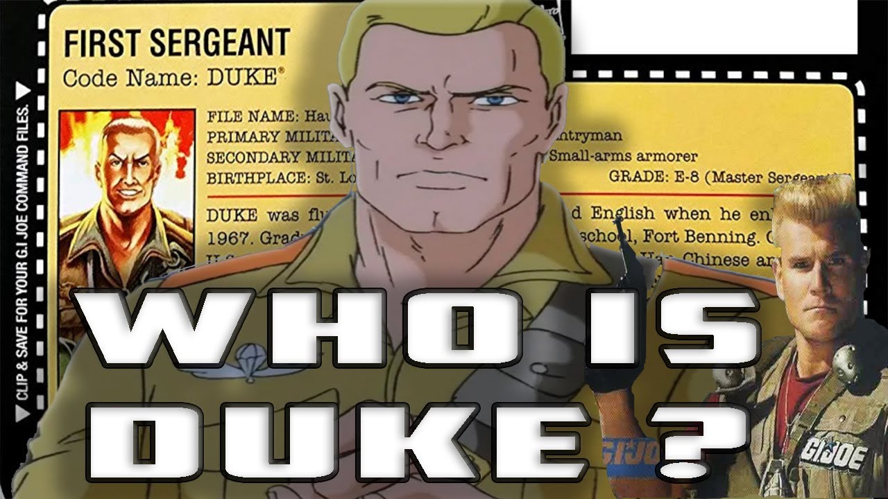 History and Origin of GI Joe's DUKE!