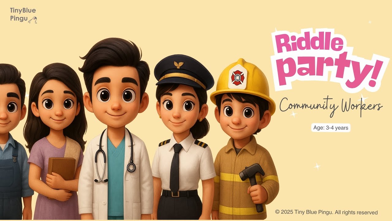 Community Helpers Riddles for Kids | Fun Learning Adventure for Toddlers & Preschoolers