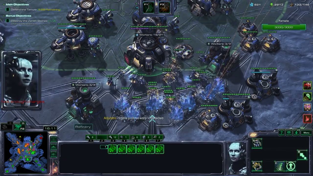 Starcraft 2 Co-op - Assembly of Vengeance Full Clear (Raynor + P2 Stett, Brutal)