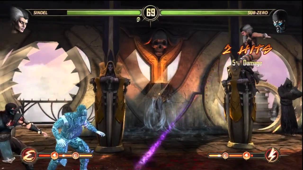 Mortal Kombat PS3 Sindel vs Sub-Zero
