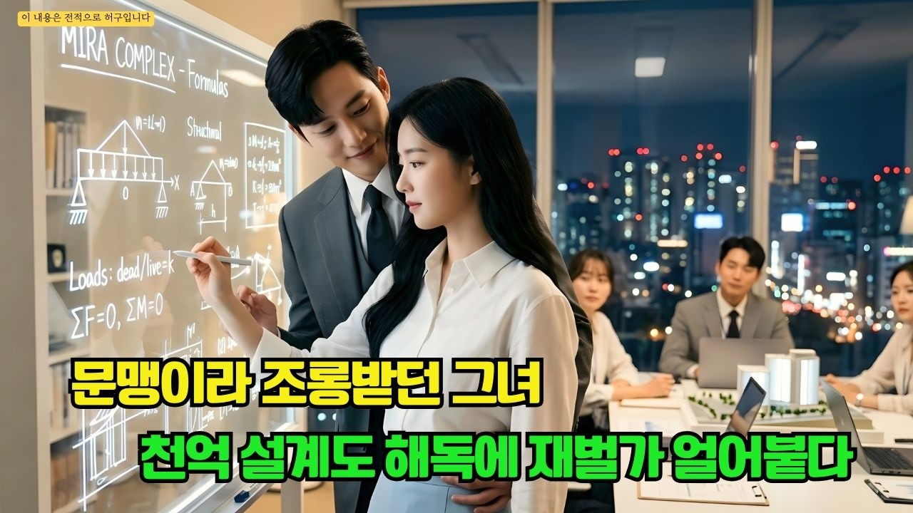 어릴 때부터 키운 아내를 문맹이라 무시하던 재벌가, 그녀가 천억 설계도를 해독하자 아내바보 총재가 등장했다