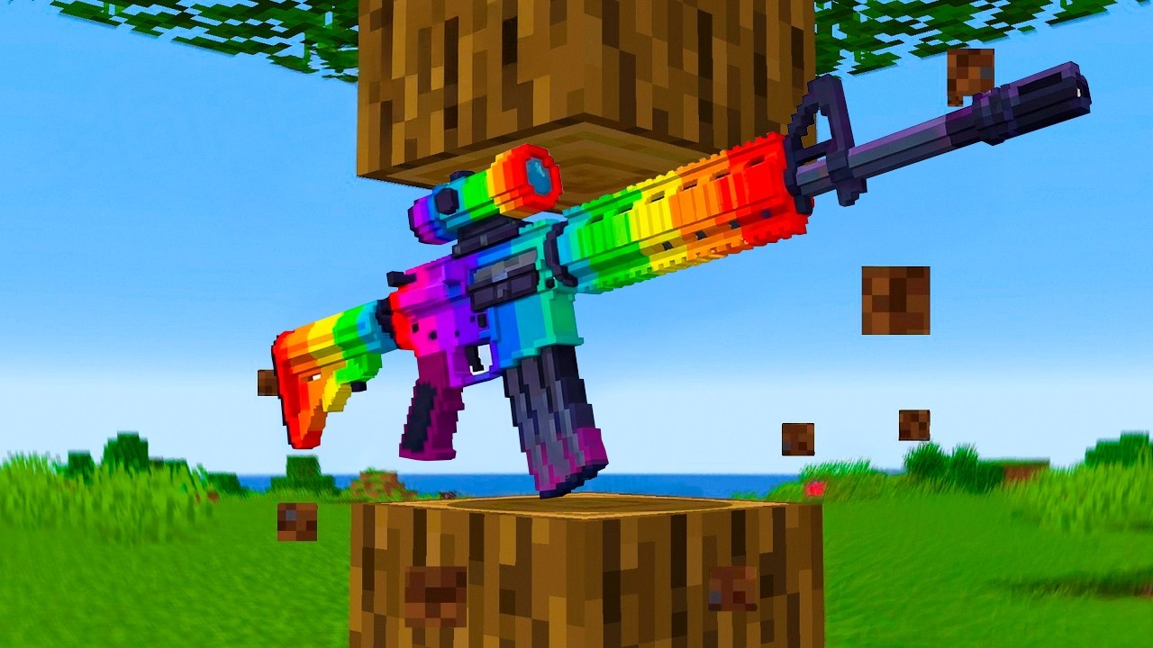 Minecraft Battle, Hvor Drops Giver Guns!