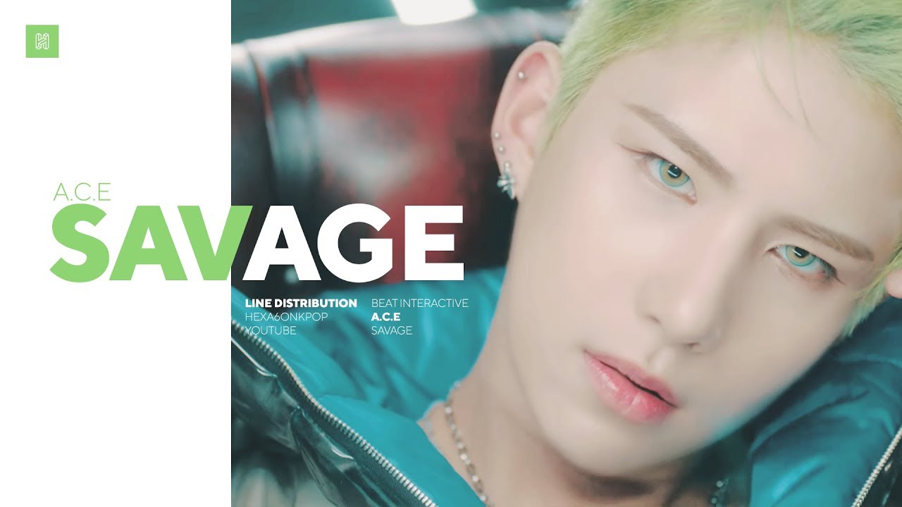 A.C.E - SAVAGE Line Distribution (Color Coded) | 에이스 - 삐딱선