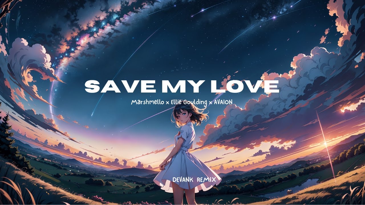 Marshmello, Ellie Goulding, AVAION - Save My Love [DEVANK REMIX]