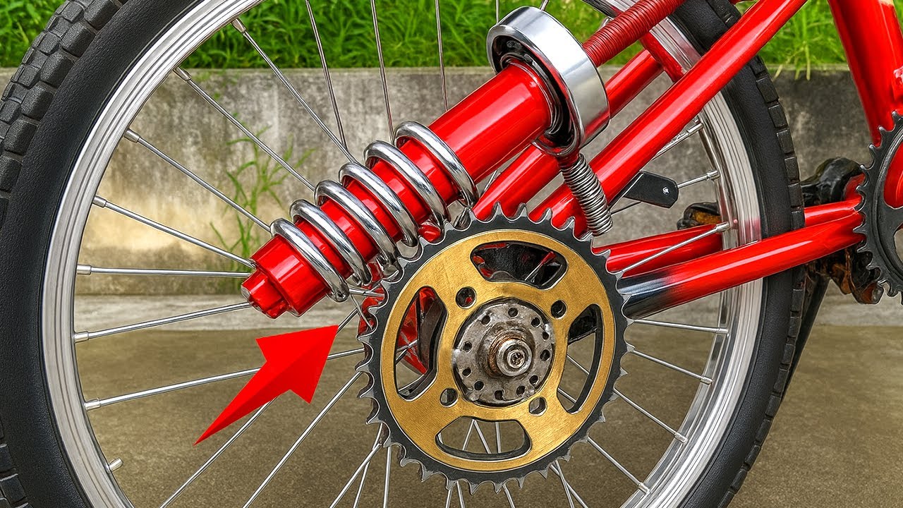 Od teraz Tw&oacute;j rower nie będzie już potrzebował łańcucha | Pomysł na silnik bez łańcucha DIY