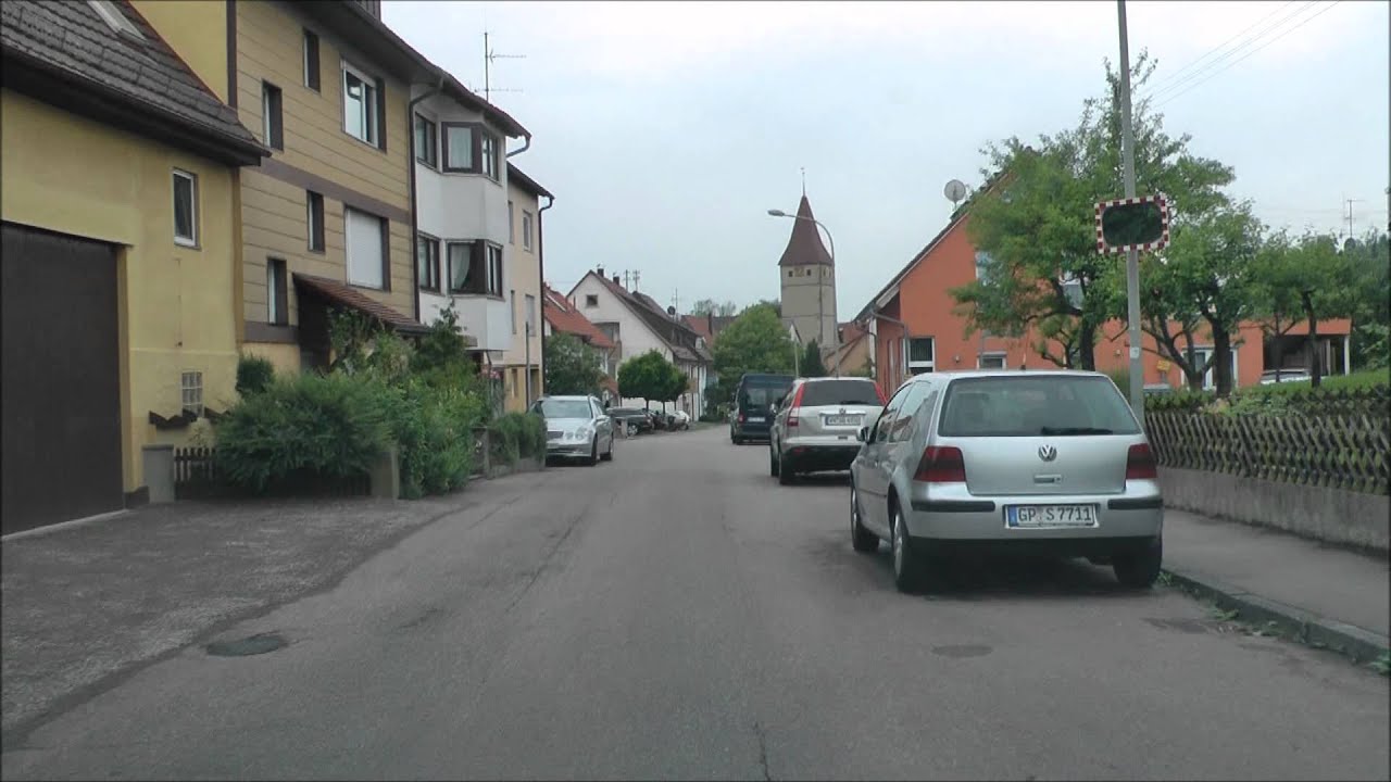 Ortsdurchfahrt Korb über Steinreinach nach Kleinheppach