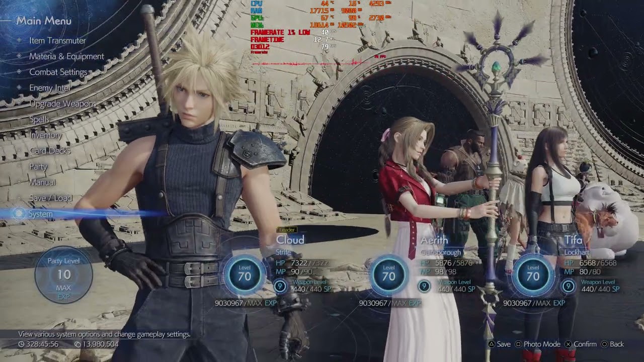 NVIDIA  DLSS 4.5 FFVII REBIRTH WINDOWS EDITION Ver 1.004 4K RTX 4090 120Hz