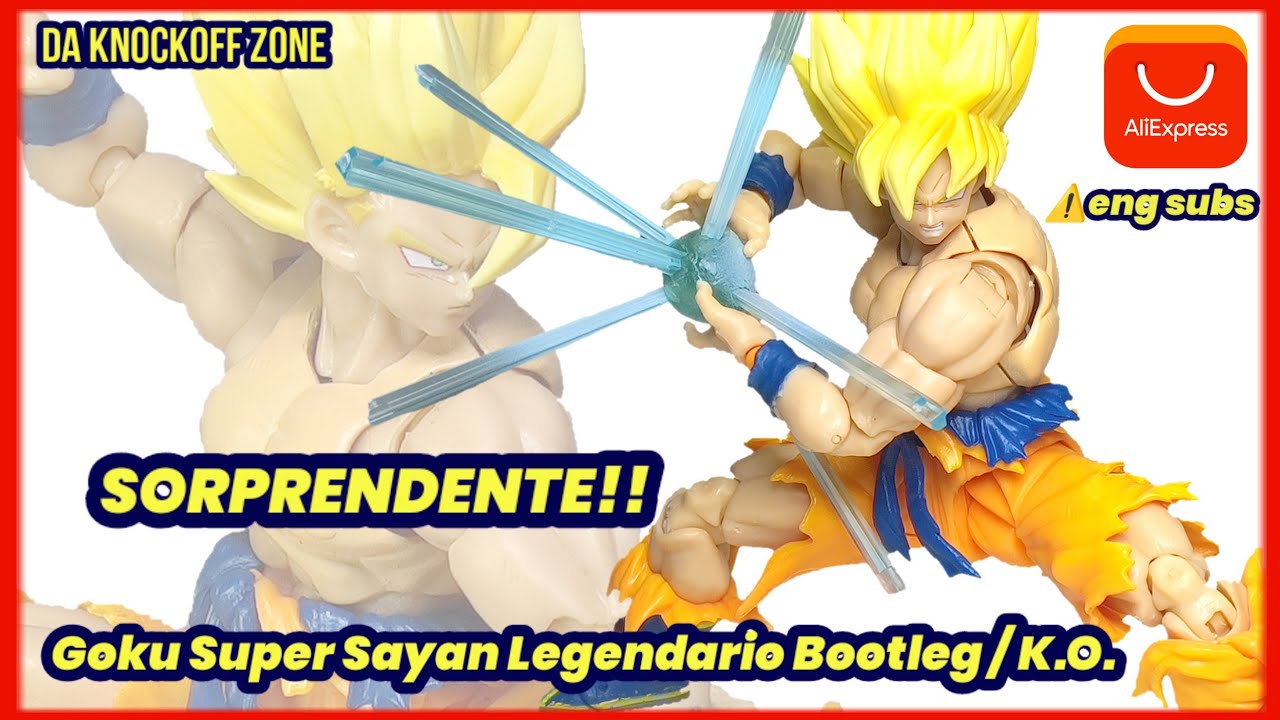 💪 Goku Súper Saiyan Legendario Bootleg de Aliexpress 