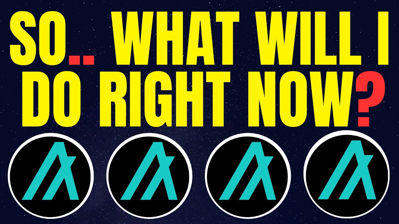 Algorand: So.. What Will I Do Right Now? A Recent Update on My Thoughts & the Algorand ALGO Price