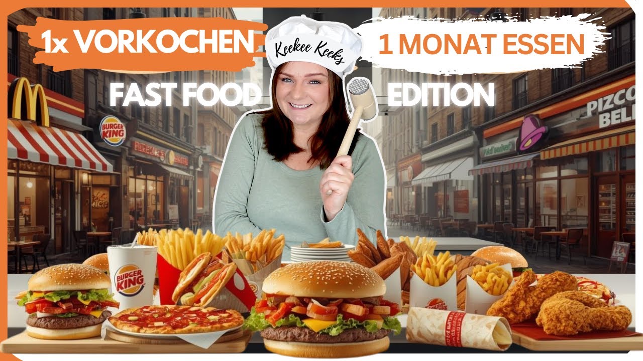 VORKOCHEN f&uuml;r 1 Monat - Fast-Food Alternative - Meal Prep XXL - Freezer Meals deutsch