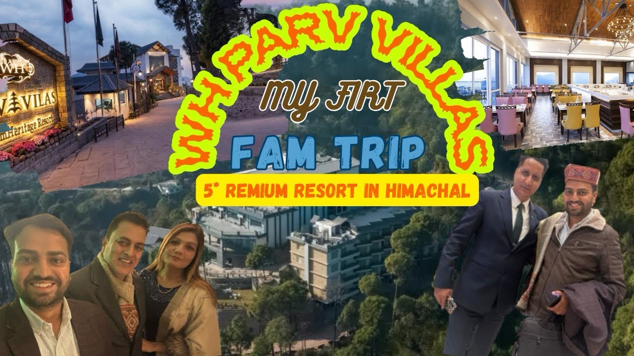 My first FAM Trip ( Parv Villas Resort Kasauli ) @bookyourhotelindia #itchotels #Parvvillas 