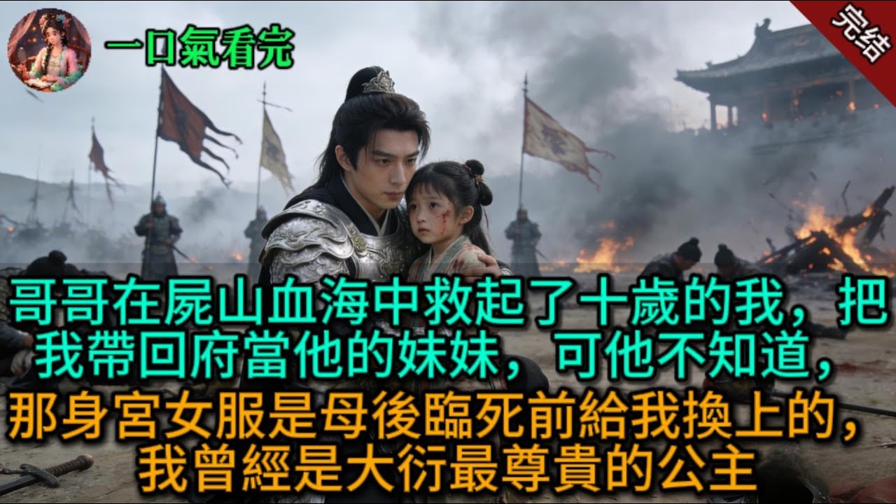 哥哥在屍山血海中救起了十歲的我，把我帶回府當他的妹妹，可他不知道，那身宮女服是母後臨死前給我換上的，我曾經是大衍最尊貴的公主.