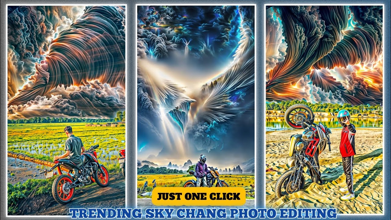 Sky Change 16K Photo Editing । Trending  Colorful Sky Photo Editing । High Quality Photo Editing..