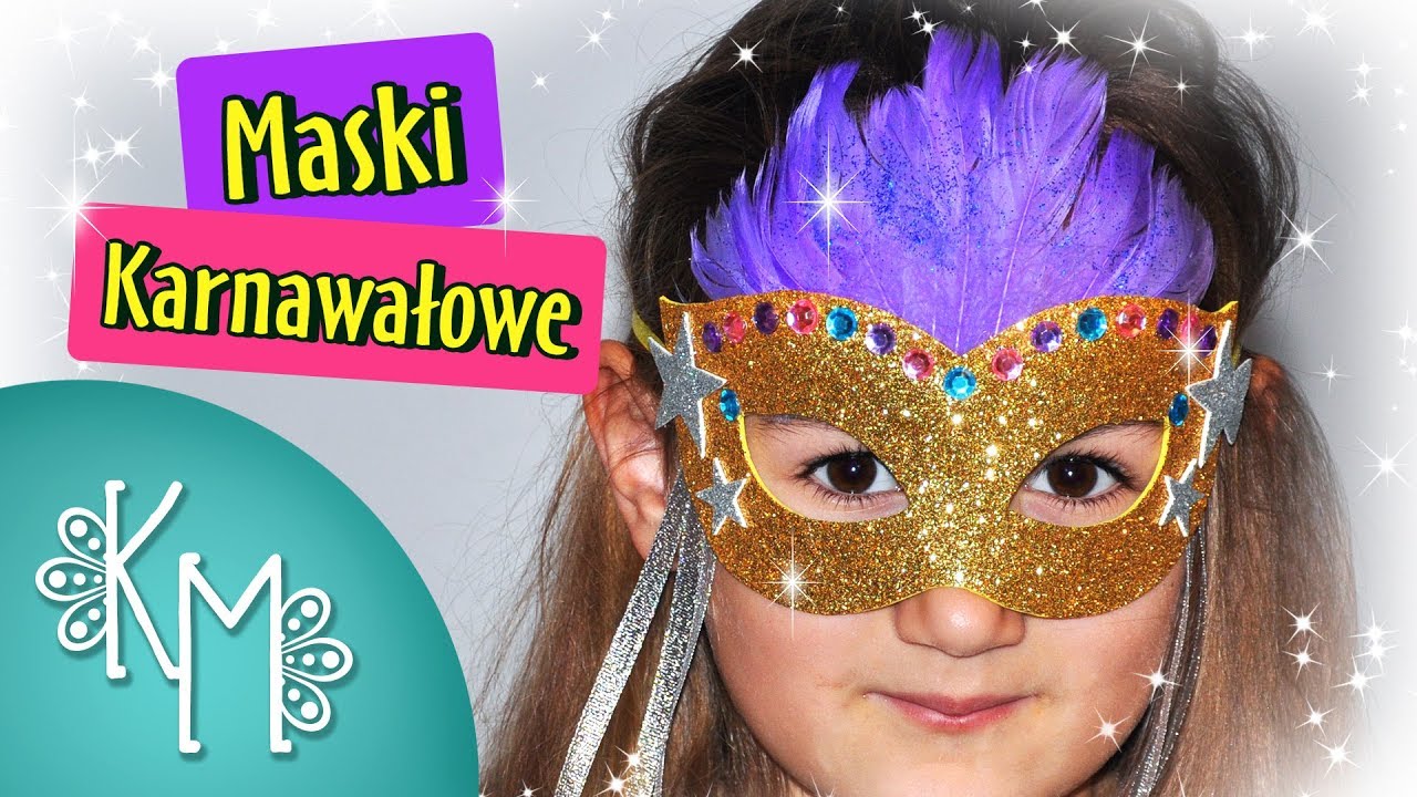 Maski karnawałowe | Jak zrobić Maskę Wenecką | Kreatywna Mama