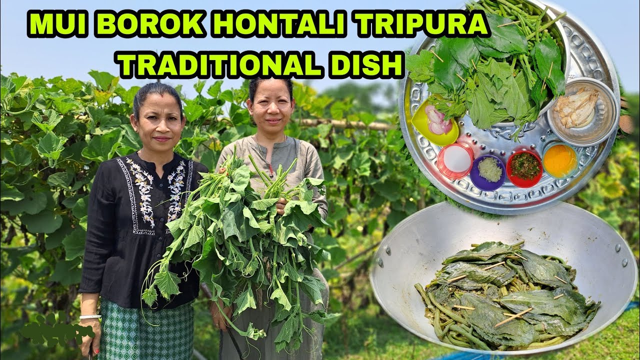 Tripura Traditional Cuisine | Tiprasa Traditional Dish Mui Borok Hontali | Tribal Life Cooking